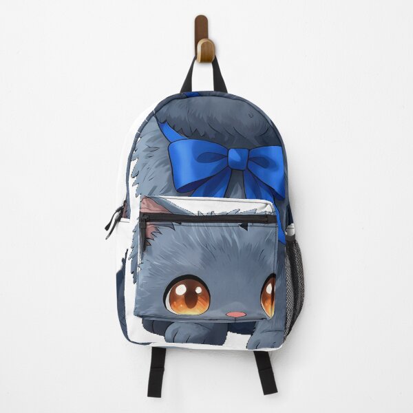 Item preview, Chartreux Cat Blue Ribbon designed and sold by pumsquare.