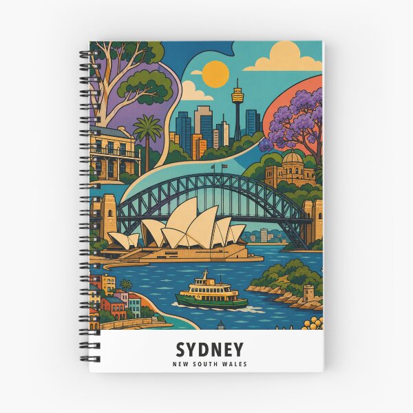 Item preview, Sydney Opera House Harbour Bridge Landscape designed and sold by Print My Town.