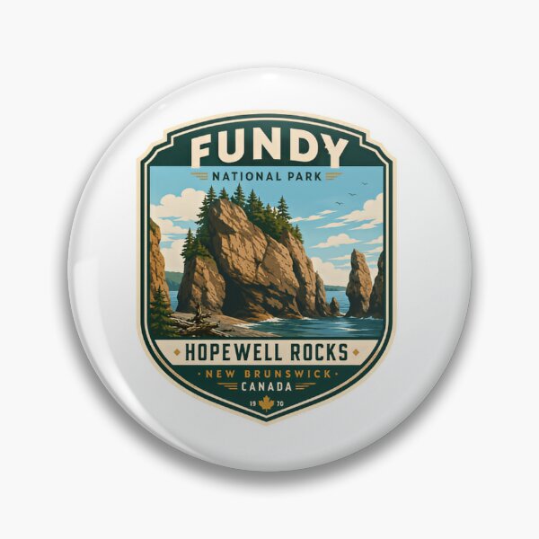 Item preview, Fundy National Park Hopewell Rocks New Brunswick Canada 1970 Canadian Travel Souvenir designed and sold by Simsimah26Parks.