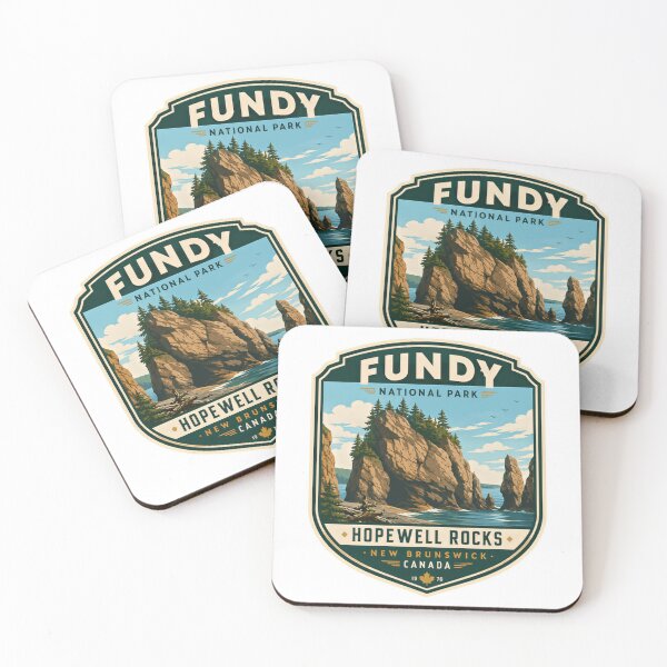 Item preview, Fundy National Park Hopewell Rocks New Brunswick Canada 1970 Canadian Travel Souvenir designed and sold by Simsimah26Parks.