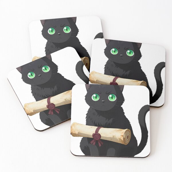 Item preview, Gothic Black Cat Ancient Scroll designed and sold by IllumeInk.