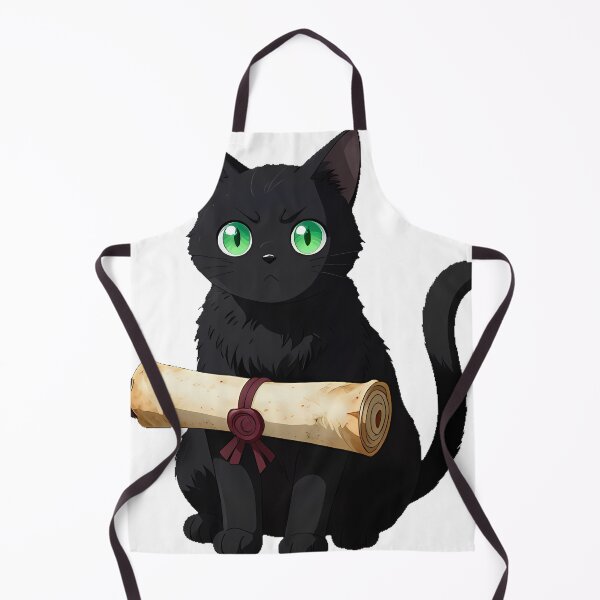 Item preview, Gothic Black Cat Ancient Scroll designed and sold by IllumeInk.