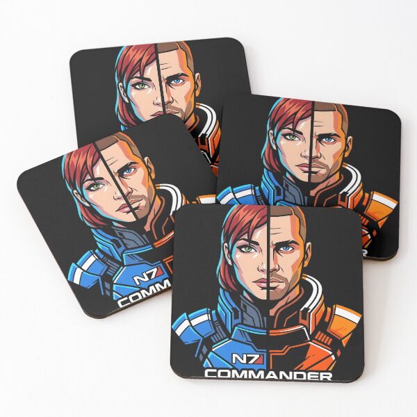 Item preview, Commander Shepard Mass Effect Vector Gaming Graphic Tee designed and sold by Senpaiwaves.