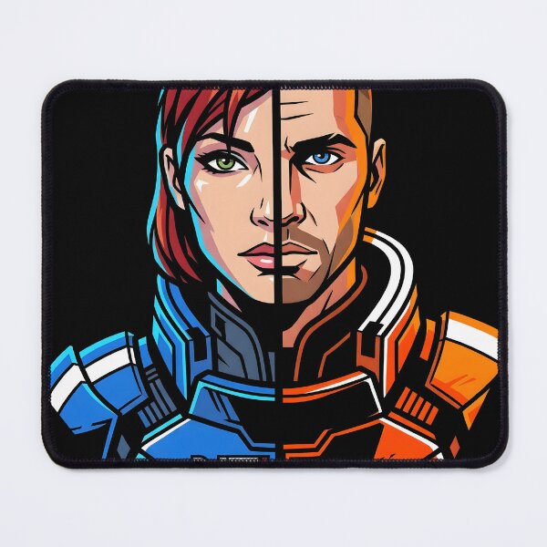 Item preview, Commander Shepard Mass Effect Vector Gaming Graphic Tee designed and sold by Senpaiwaves.