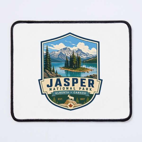 Item preview, Jasper National Park Alberta Canada Est 1907 Traveler Souvenir Mountain Lake Nature Outdoors Explorer designed and sold by Simsimah26Parks.