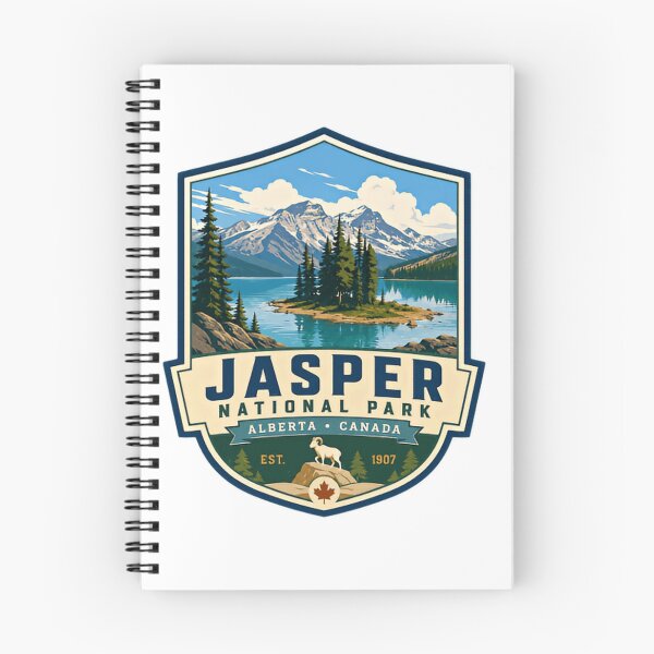 Item preview, Jasper National Park Alberta Canada Est 1907 Traveler Souvenir Mountain Lake Nature Outdoors Explorer designed and sold by Simsimah26Parks.
