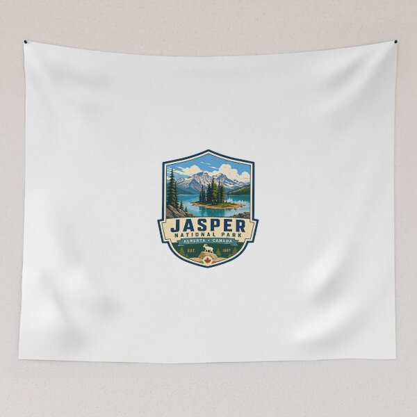 Item preview, Jasper National Park Alberta Canada Est 1907 Traveler Souvenir Mountain Lake Nature Outdoors Explorer designed and sold by Simsimah26Parks.