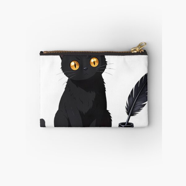 Item preview, Gothic Black Cat Ink Bottle Quill designed and sold by IllumeInk.