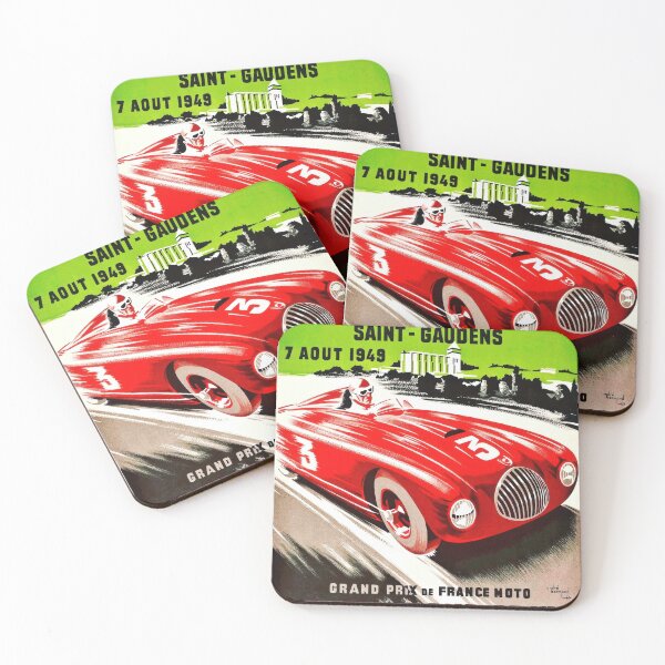 Item preview, Le Comminges Grand Prix Vintage Poster designed and sold by Retr0Tshirts.