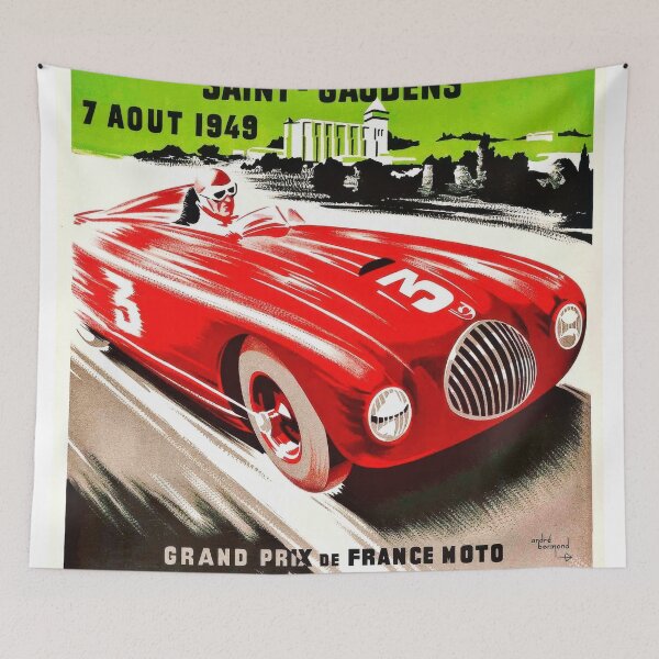 Item preview, Le Comminges Grand Prix Vintage Poster designed and sold by Retr0Tshirts.