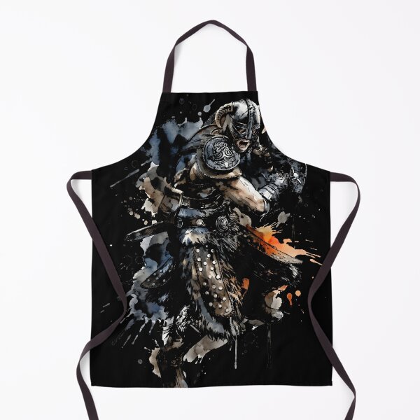 Item preview, The Dragonborn Skyrim Ink Video Game Streetwear Tee designed and sold by Senpaiwaves.