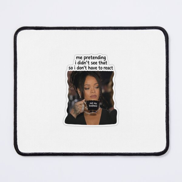 Item preview, Not My Business Meme Sticker | Funny Side Eye Reaction | Viral Internet Humor Sticker designed and sold by alyeskadigital.