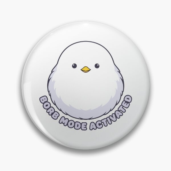 Item preview, Borb Mode Activated Kawaii Shima Enaga Long Tailed Tit designed and sold by Arc2020.