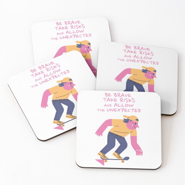 Item preview, Be brave, take risks and allow  the unexpected. designed and sold by monkik.