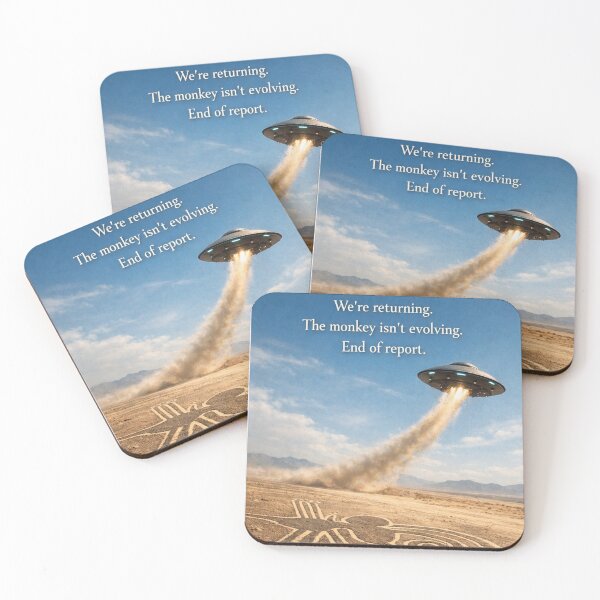 Item preview, Nazca Monkey UFO humor designed and sold by CG17s.