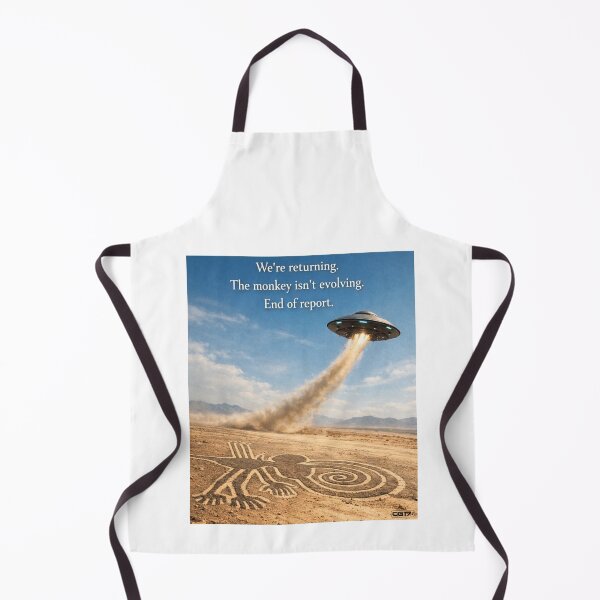 Item preview, Nazca Monkey UFO humor designed and sold by CG17s.