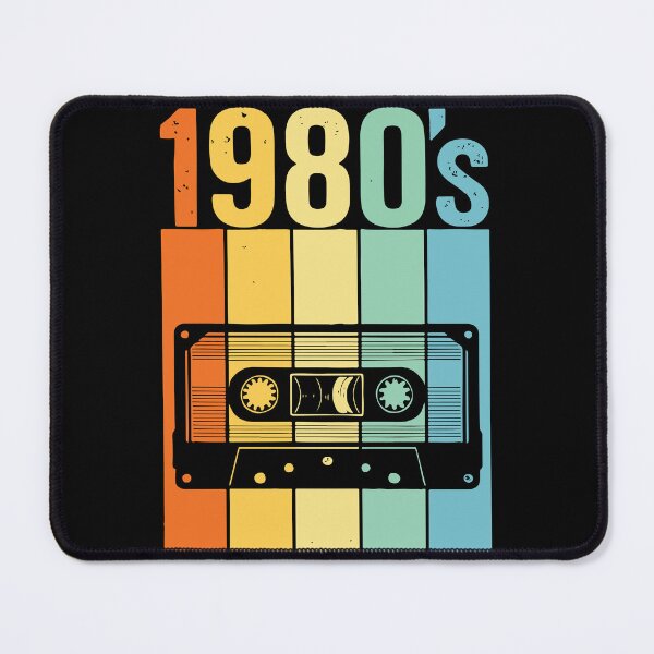 Item preview, Vintage 1980s Cassette Tape Retro Rainbow Stripes Graphic designed and sold by BrownHorse90s.