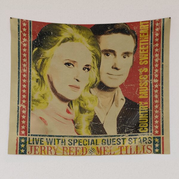Item preview, Tammy Wynette Original Custom Vintage Music Poster Wall Art designed and sold by Cool Robot Bro..