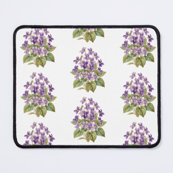 Item preview, Purple Violets Botanical Illustration Vintage Floral Art designed and sold by CF_VintageDesign.