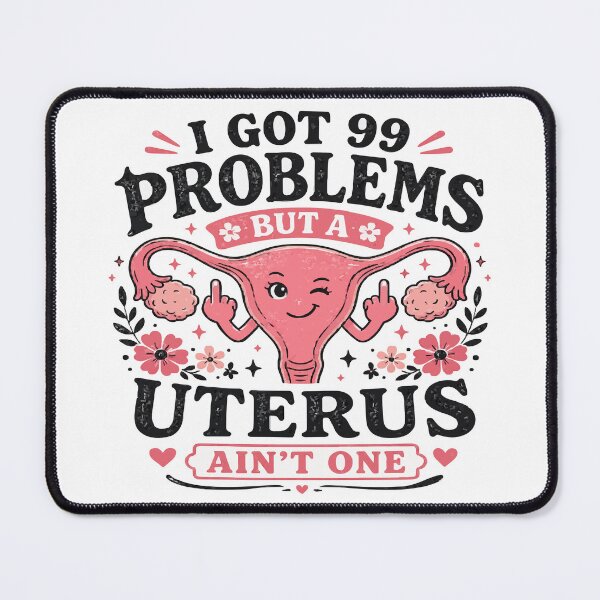 Item preview, I Got 99 Problems But a Uterus Ain’t One Funny Hysterectomy Retro T-Shirt designed and sold by Sunday.Supply.