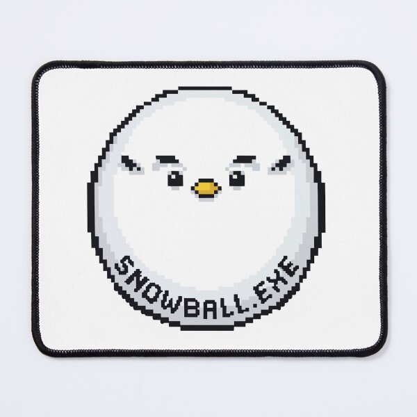 Item preview, Snowball Exe Retro Pixel Art Shima Enaga Long Tailed Tit designed and sold by Arc2020.