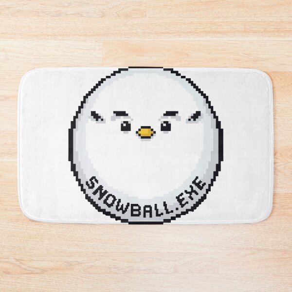 Item preview, Snowball Exe Retro Pixel Art Shima Enaga Long Tailed Tit designed and sold by Arc2020.