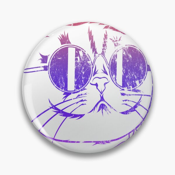 Item preview, cool cat designed and sold by BubbleArt001.