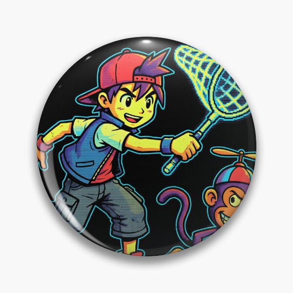 Item preview, Spike And A Monkey Ape Escape Arcade Anime Gaming Shirt designed and sold by Senpaiwaves.