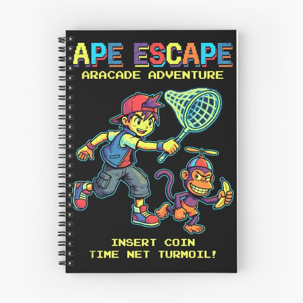 Item preview, Spike And A Monkey Ape Escape Arcade Anime Gaming Shirt designed and sold by Senpaiwaves.