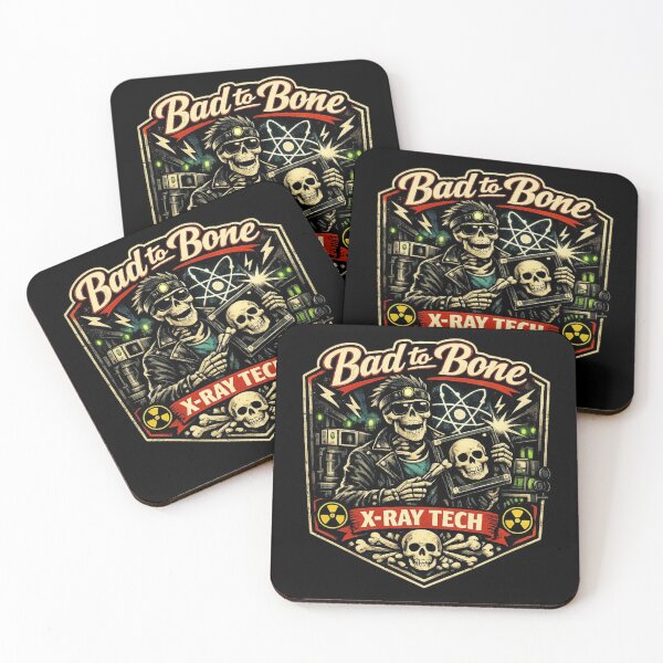 Item preview, Bad To The Bone Funny X-Ray Tech Radiology Pun designed and sold by Timeless Junction.