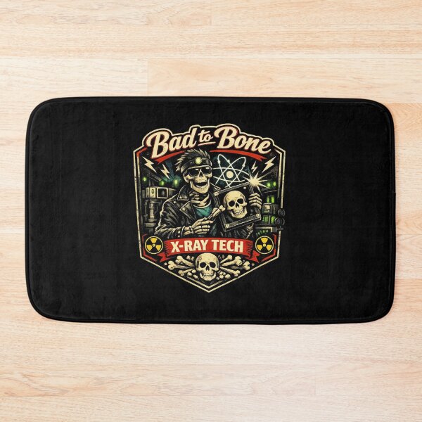 Item preview, Bad To The Bone Funny X-Ray Tech Radiology Pun designed and sold by Timeless Junction.