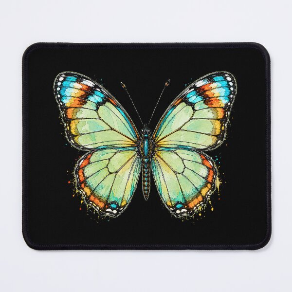 Item preview, Glasswing Butterfly Watercolor Art – Transparent Nature Illustration designed and sold by ColorSplash123.