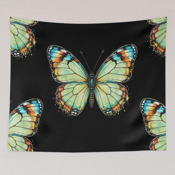 Item preview, Glasswing Butterfly Watercolor Art – Transparent Nature Illustration designed and sold by ColorSplash123.