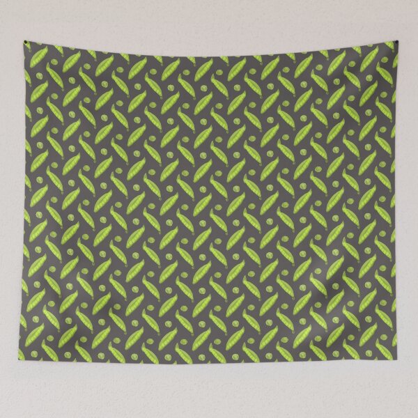 Item preview, Painted Green Peas and Pea Pods Pattern designed and sold by Clare Walker.