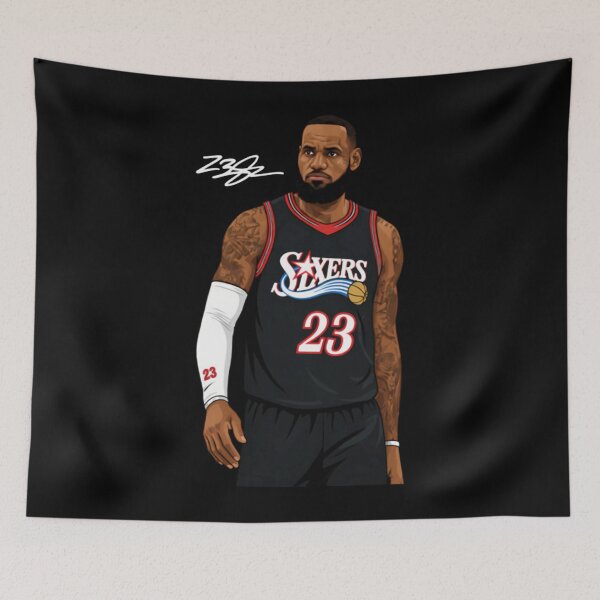 Item preview, Retro-Philadelphia-Lebron-Basketball-23 designed and sold by VesperaVoid.