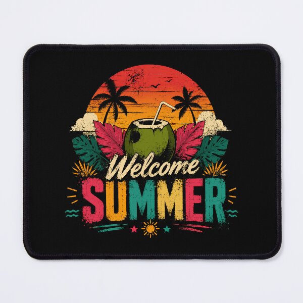 Item preview, Welcome Summer Tropical Vacation Sunshine designed and sold by RetroMini2026.
