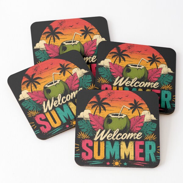 Item preview, Welcome Summer Tropical Vacation Sunshine designed and sold by RetroMini2026.