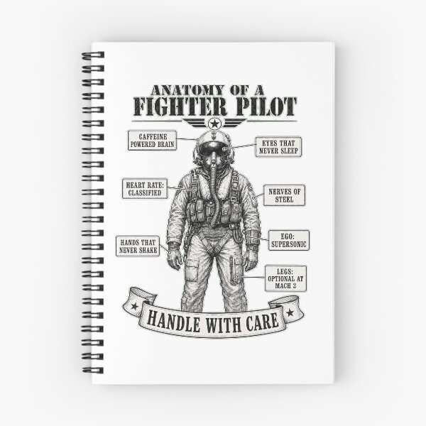 Item preview, Anatomy of a Fighter Pilot Humor designed and sold by Jetfighter1.