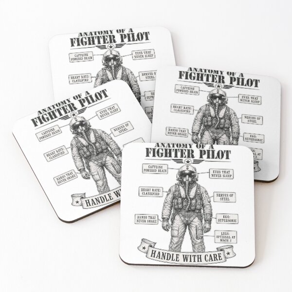 Item preview, Anatomy of a Fighter Pilot Humor designed and sold by Jetfighter1.