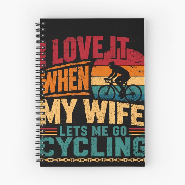 Item preview, I Love It When My Wife Lets Me Go Cycling Husband Cyclist Humor designed and sold by RetroMini2026.