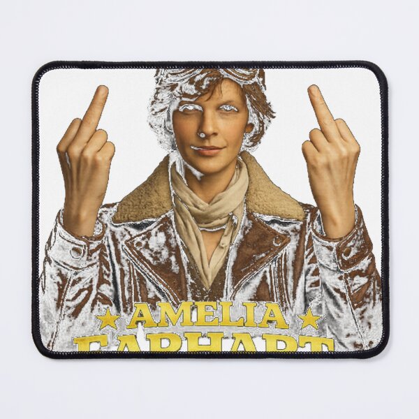 Item preview, Amelia Earhart Flipping The Bird Vintage Classic designed and sold by OlivaHelen.