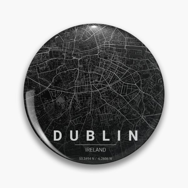 Item preview, Dublin Map Print | Minimalist Noir City Map | Dublin Wall Art Poster designed and sold by Lovely Maps.