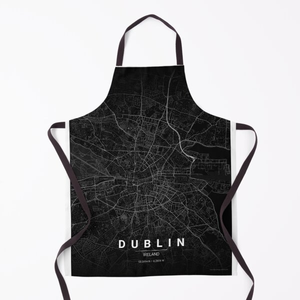 Item preview, Dublin Map Print | Minimalist Noir City Map | Dublin Wall Art Poster designed and sold by Lovely Maps.