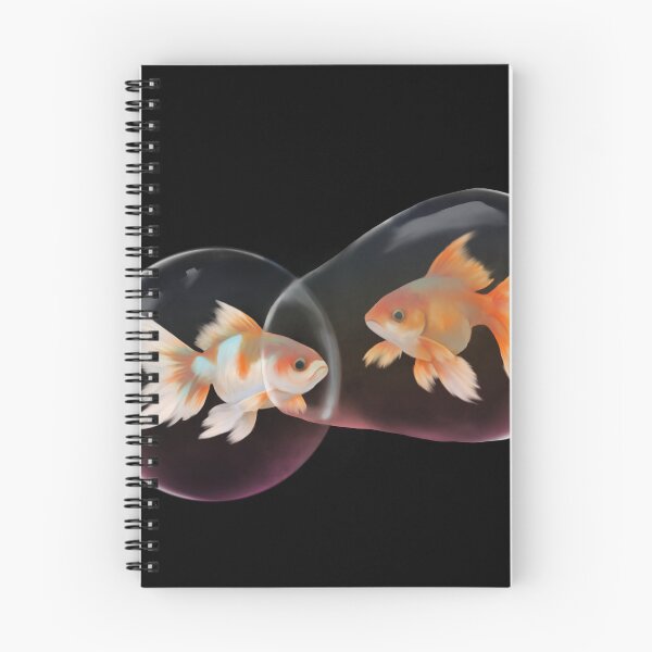 Item preview, Two fish in bubbles designed and sold by NoNamesArtwork.