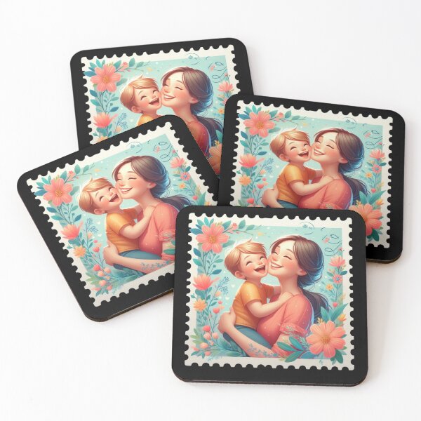 Item preview, Mother and Child Surrounded by Flowers designed and sold by Munsonlookfor.