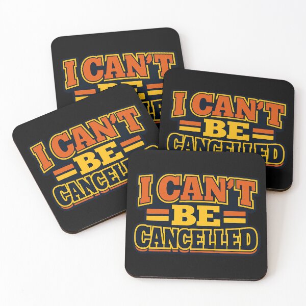 Item preview, I Can't Be Cancelled Bold Statement Typography designed and sold by TeeTimeTreasure.
