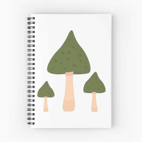 Item preview, Cute Green Pointed Mushrooms designed and sold by rymarenko.