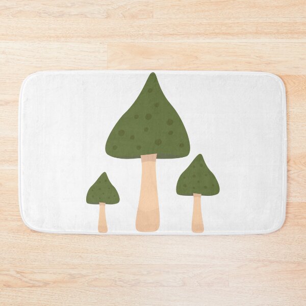 Item preview, Cute Green Pointed Mushrooms designed and sold by rymarenko.