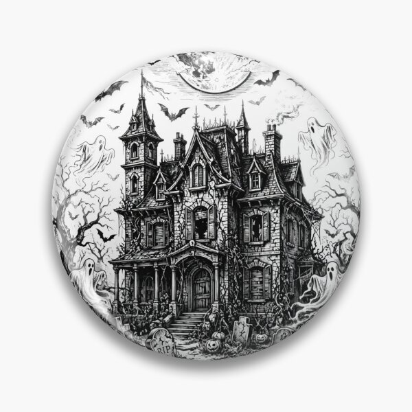 Item preview, Haunted Mansion Spooky Halloween Night designed and sold by BloopyWorks.