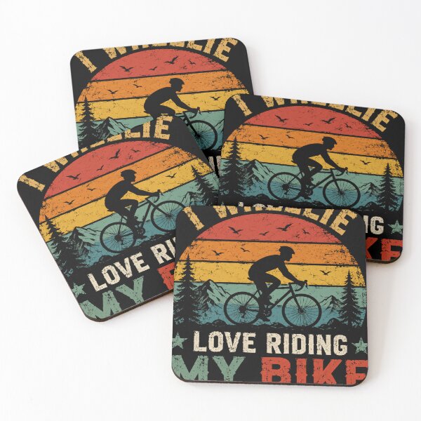 Item preview, I Wheelie Love Riding My Bike Cycling Biking Bicycle Rider designed and sold by RetroMini2026.